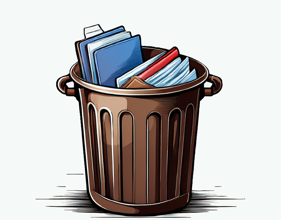 trash can illustration